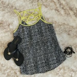 Super Cute Cage Back Tank!!
